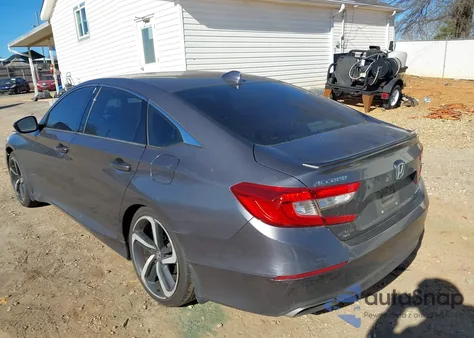 2018 Honda Accord Sport from USA, damaged, VIN 1HGCV1F31JA037383